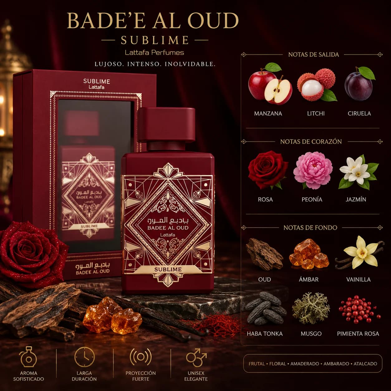 Bade'e Al Oud Sublime de Lattafa